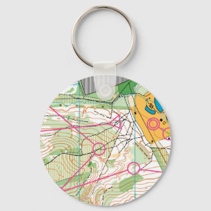 Keychain - orienteering map