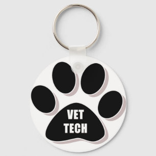 keychain paw black vest