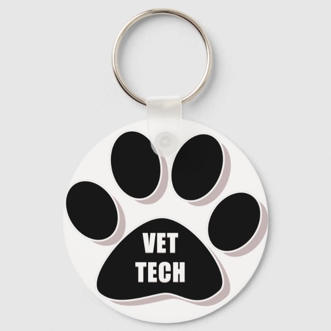 keychain paw black vest (Front)