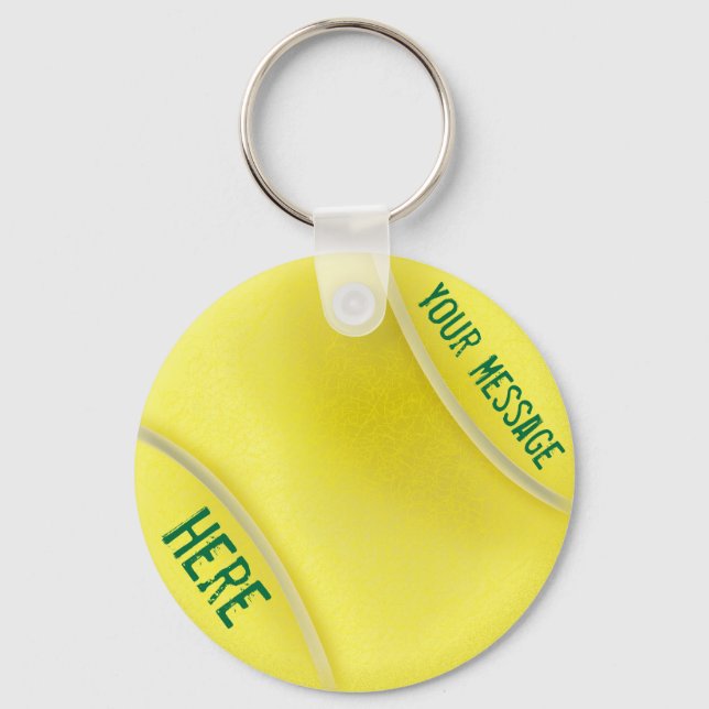 Keychain Personalised Tennis Gifts for Women (Front)