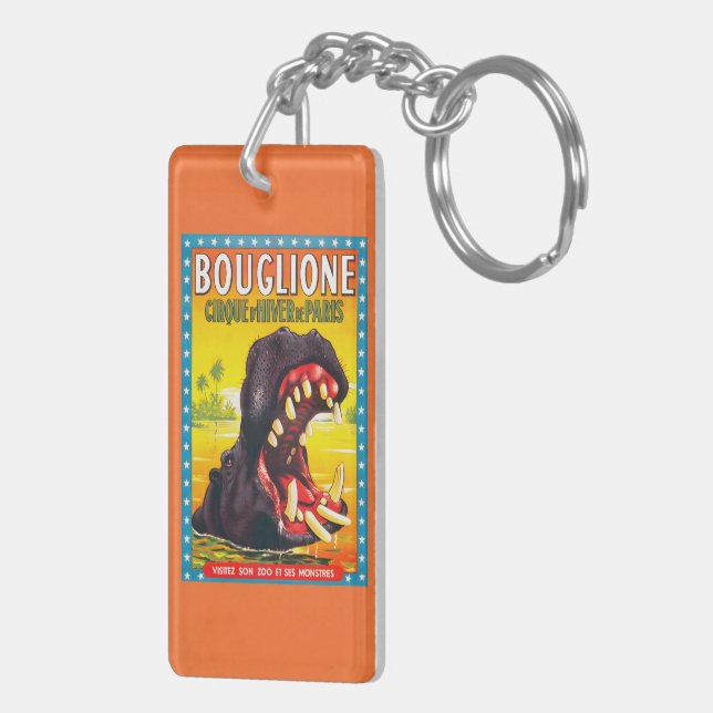 Keychain posters retro vintage kitsch circus (Back Right)