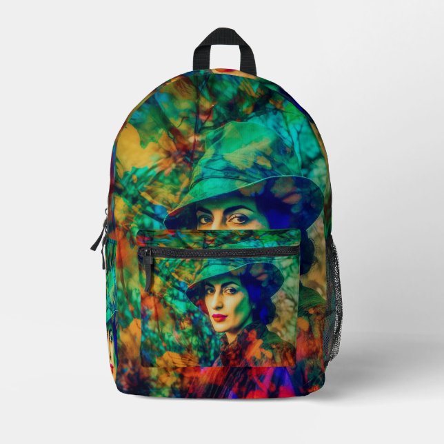 Keychain Printed Backpack (Front)