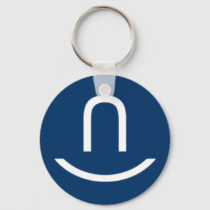 Keychain - Quarter Circle U