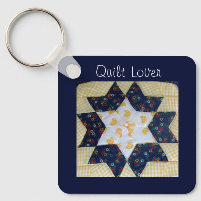 Keychain - Quilt Lover (Front)