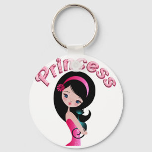 Keychain Retro Pink Princess