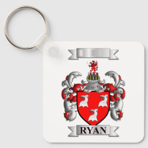 Keychain Ryan Surname And Shield