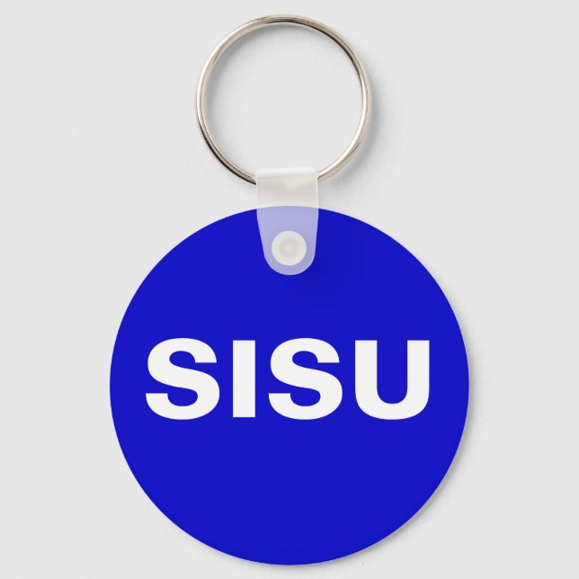 Keychain Sisu Nature Spirit of the Finnish People (Front)