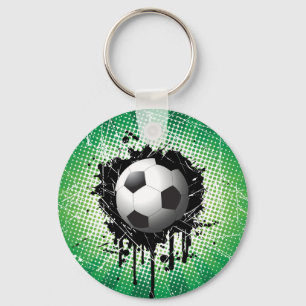 Keychain-Soccer Ball Key Ring