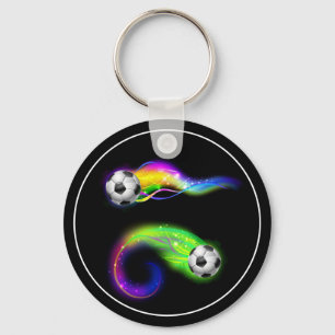 Keychain-Soccer Key Ring
