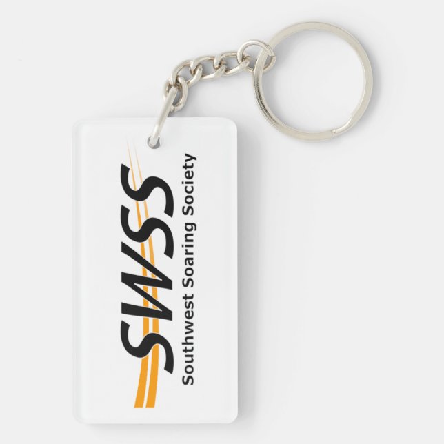 Keychain: Southwest Soaring Society and SWR Key Ring (Back)