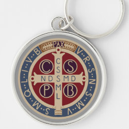Keychain, St. Benedict Medal Key Ring