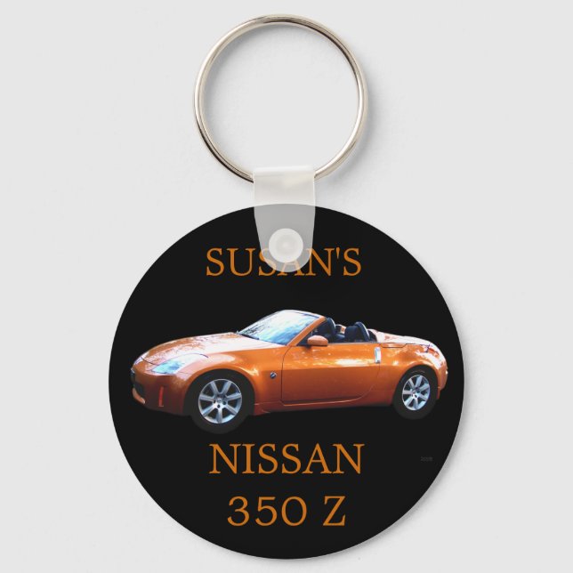 KEYCHAIN- SUSAN'S NISSAN 350 Z KEY RING (Front)