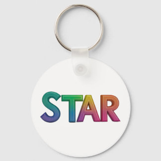 Keychain Text With STAR For 