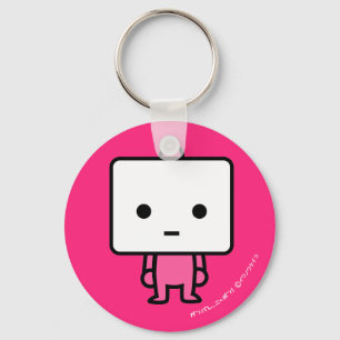 Keychain - Tofu - PinkBack