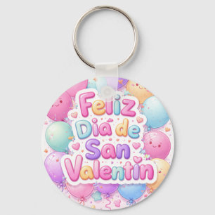 Keychain Type Badge “Happy Valentine's Day” – R