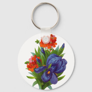 Keychain Vintage Floral