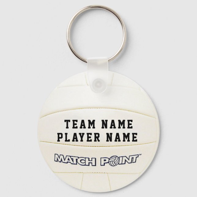 Keychain VOLLEYBALL PLAYER PERSONALISED MATCHPOINT (Front)