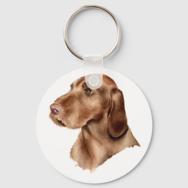 Keychain Wirehaired Vizsla (Front)