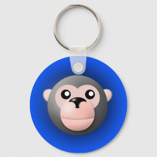 keychain with animal: monkey