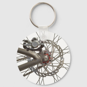 Keychain with Bike Wheel Hub