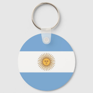 Keychain with Flag of Argentina