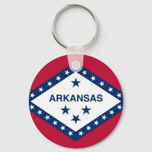 Keychain with Flag of Arkansas State