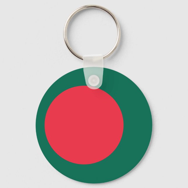 Keychain with Flag of Bangladesh (Front)