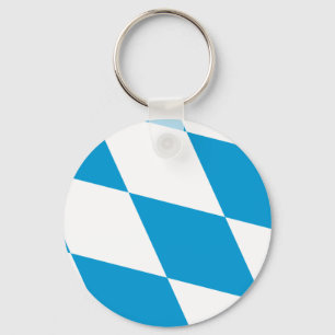 Keychain with Flag of Bavaria, Germany