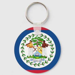 Keychain with Flag of Belise