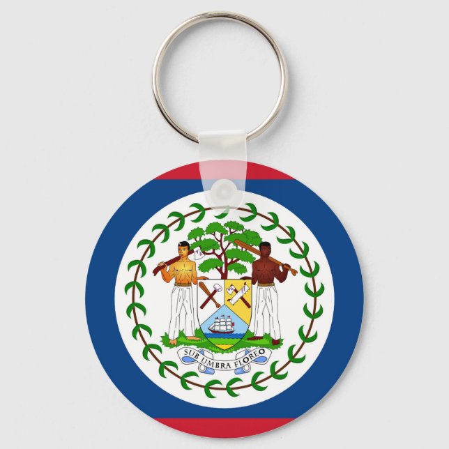 Keychain with Flag of Belise (Front)