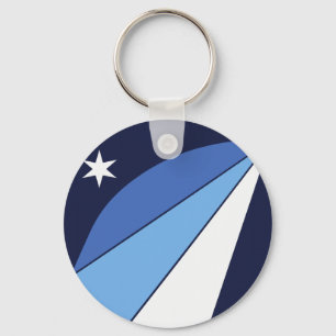 Keychain with Flag of Columbia, South Carolina