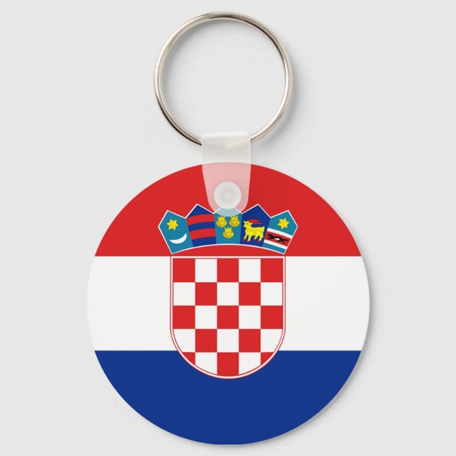 Keychain with Flag of Croatia (Front)