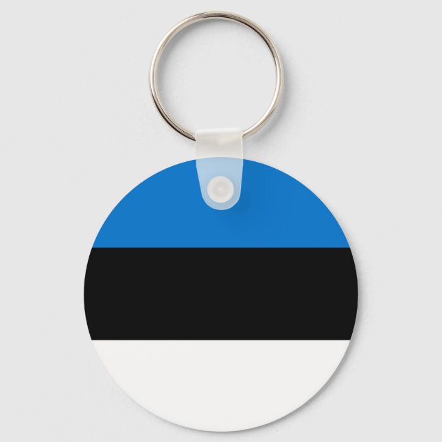 Keychain with Flag of Estonia (Front)