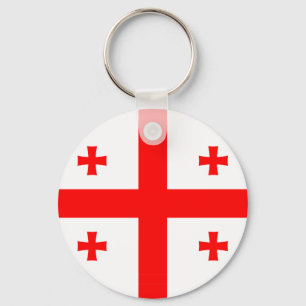Keychain with Flag of Georgia