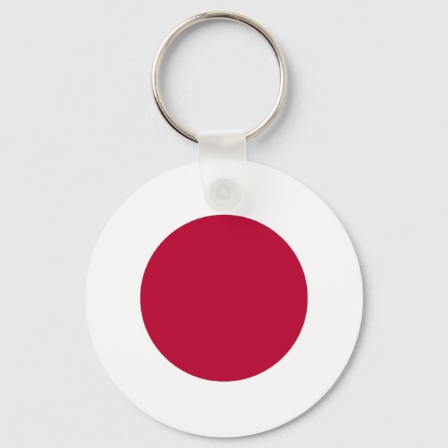 Keychain with Flag of Japan (Front)
