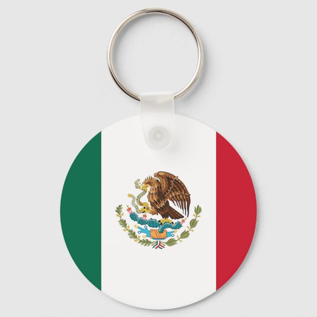 Keychain with Flag of Mexico (Front)
