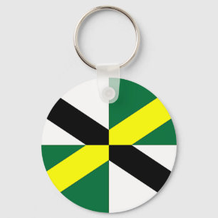 Keychain with Flag of Monterey, California
