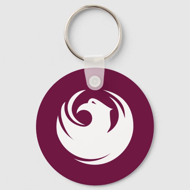 Keychain with Flag of Phoenix City, Arizona (Front)