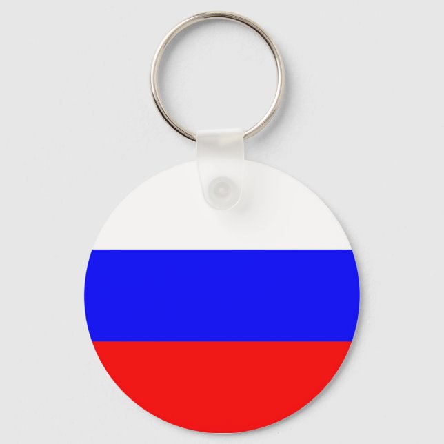 Keychain with Flag of Russia (Front)