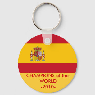 Keychain with Flag of Spain