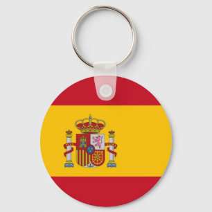 Keychain with Flag of Spain