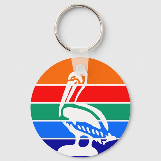 Keychain with Flag of St. Petersburg (Front)