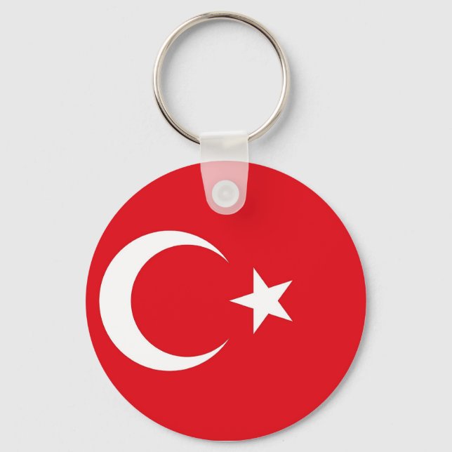 Keychain with Flag of Turkey (Front)