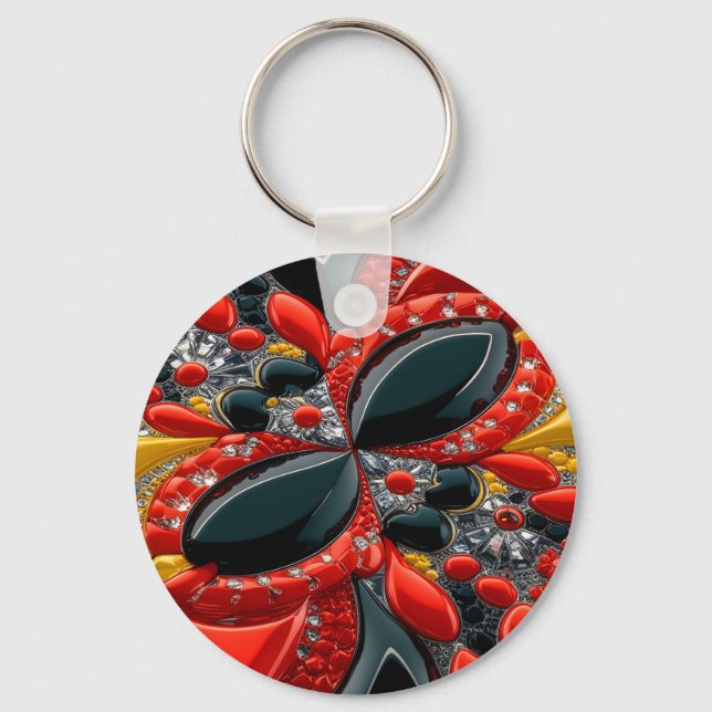 Keychain with Germany Colours Design (Front)