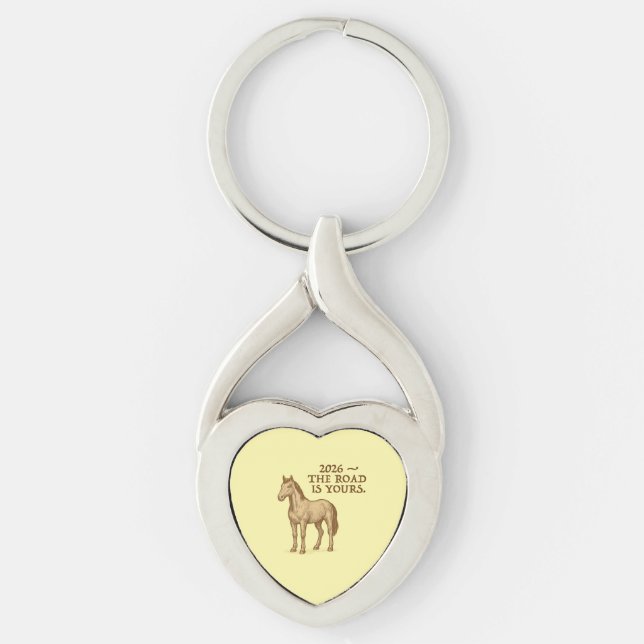 Keychain with horse (Front)