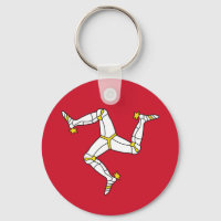 Keychain with Isle of Man Flag, United Kingdom