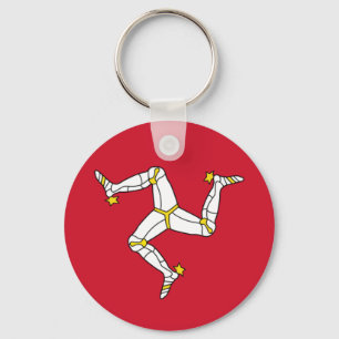 Keychain with Isle of Man Flag, United Kingdom