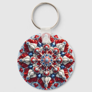 Keychain with Norway Colours Design