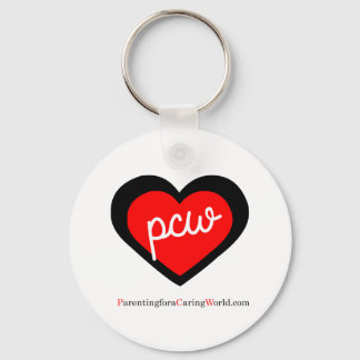 Keychain with Parenting for a Caring World logo
