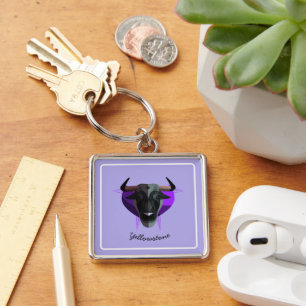 Keychain-Yellowstone Buffalo Key Ring